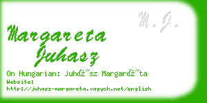 margareta juhasz business card